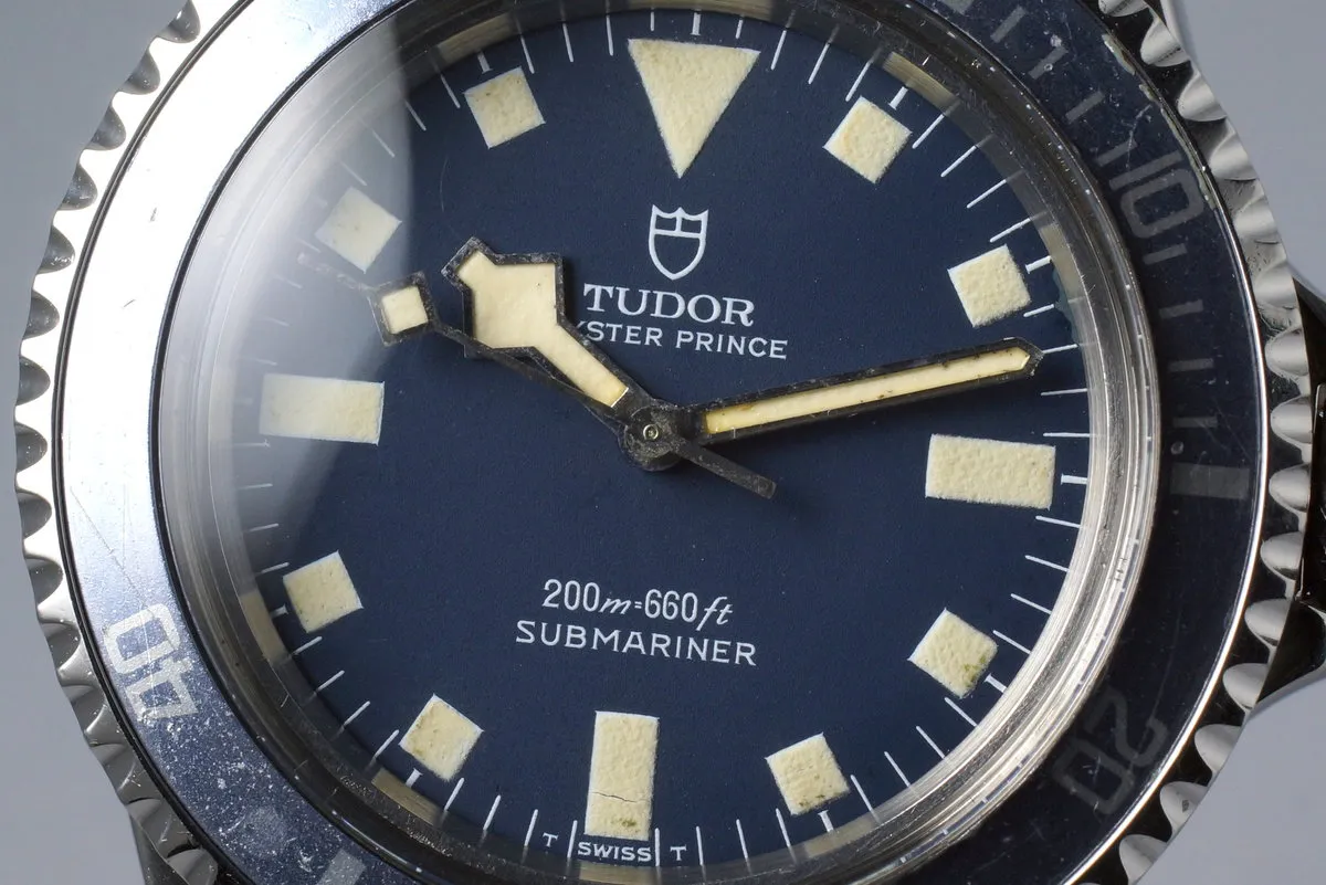 1975 Tudor Submariner 9411/0 Blue Snowflake Marine Nationale with RSC Papers