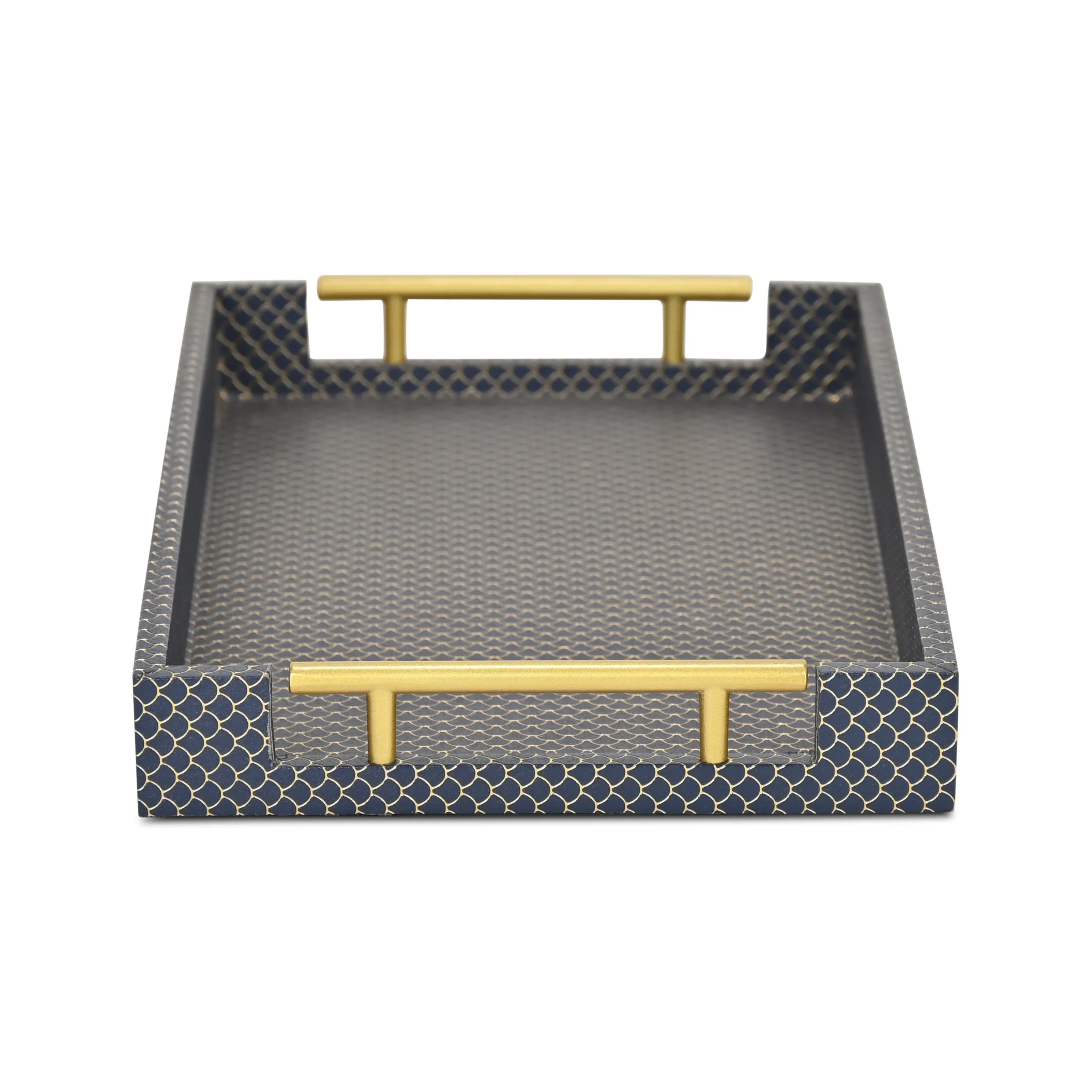 6058NB - Mariline Fish Scale Tray - Blue