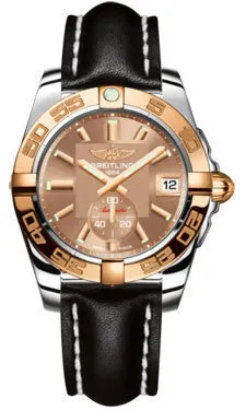 Breitling - Galactic 36 Automantic Steel-Rose Gold - Leather Strap