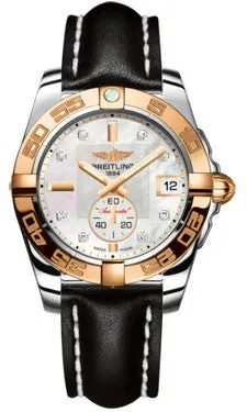 Breitling - Galactic 36 Automantic Steel-Rose Gold - Leather Strap