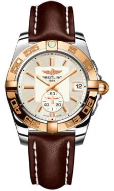 Breitling - Galactic 36 Automantic Steel-Rose Gold - Leather Strap