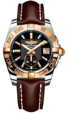 Breitling - Galactic 36 Automantic Steel-Rose Gold - Leather Strap