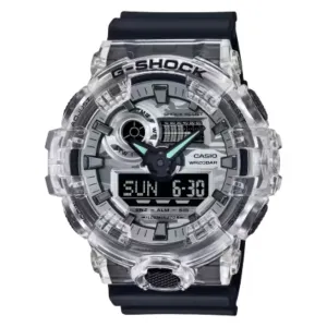 Casio G-Shock Analog-Digital 3D Neo Utility Black Band Clear Dial Watch