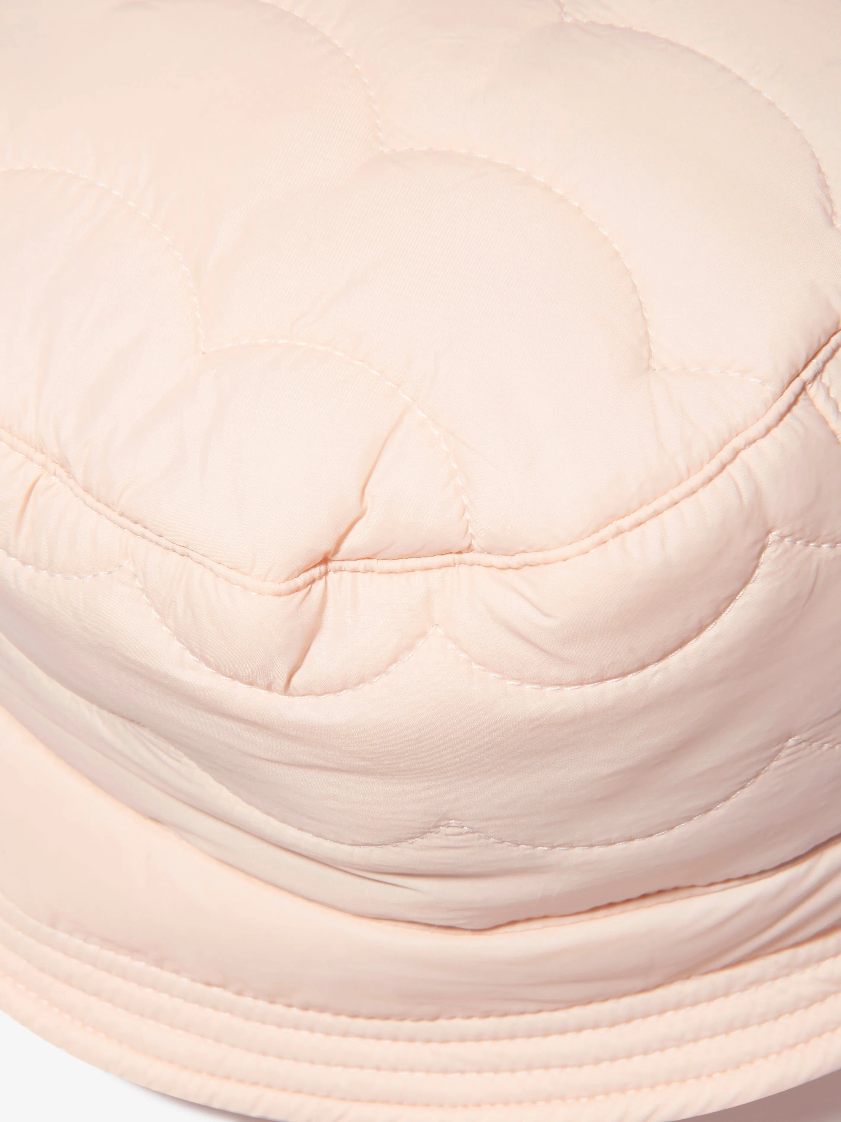 Chloé Girls Branded Bucket Hat In Pink