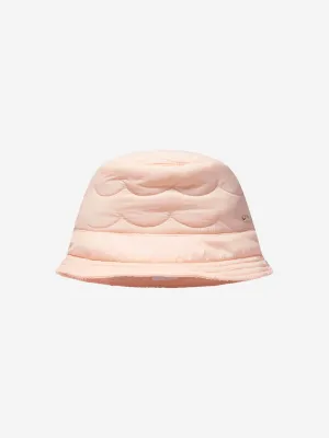 Chloé Girls Branded Bucket Hat In Pink