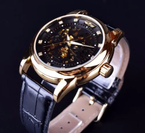 Classy Men Watch Royal Black/Gold