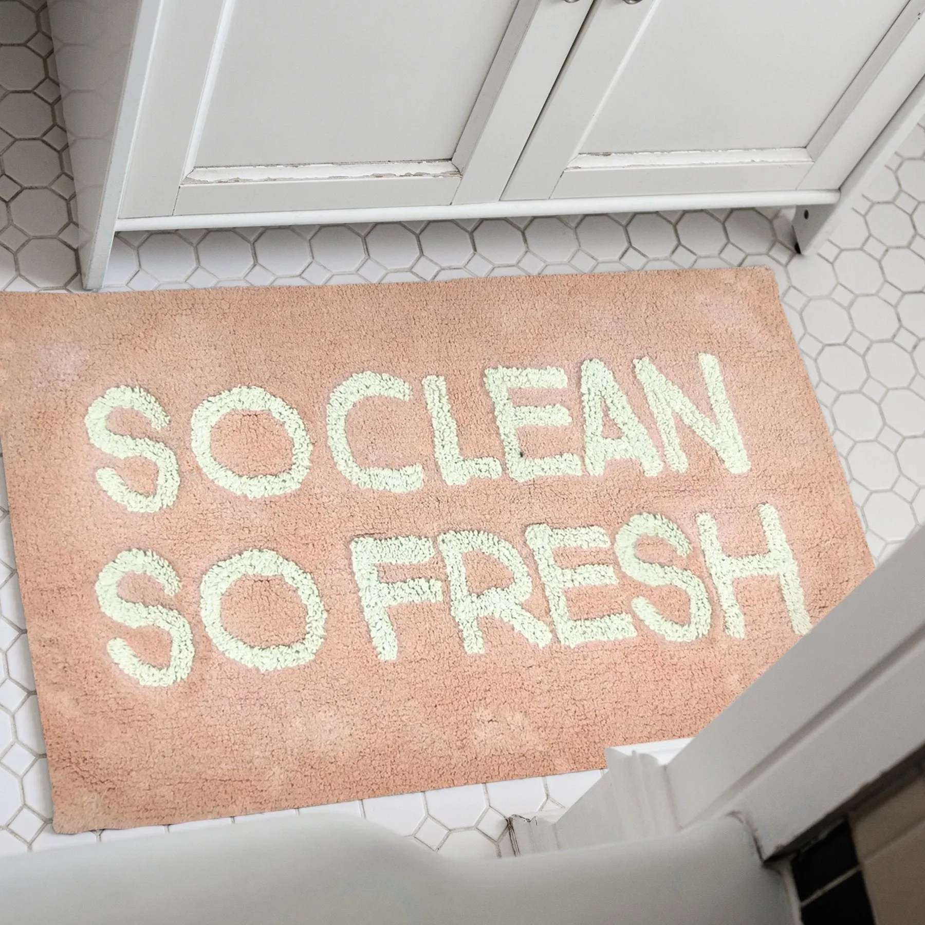 Funny Bath Mat - So Clean So Fresh