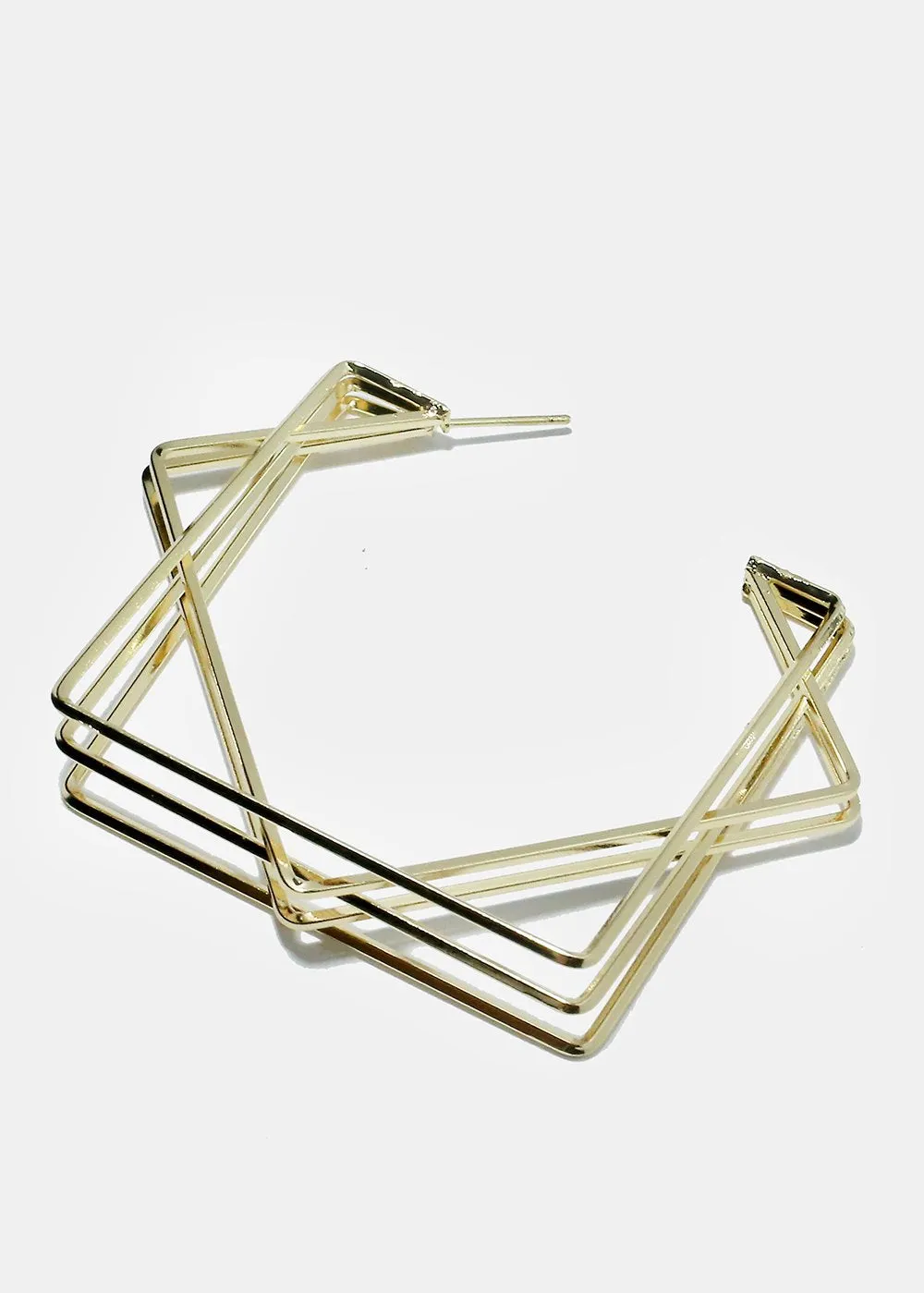 Geometric Hoop Earrings