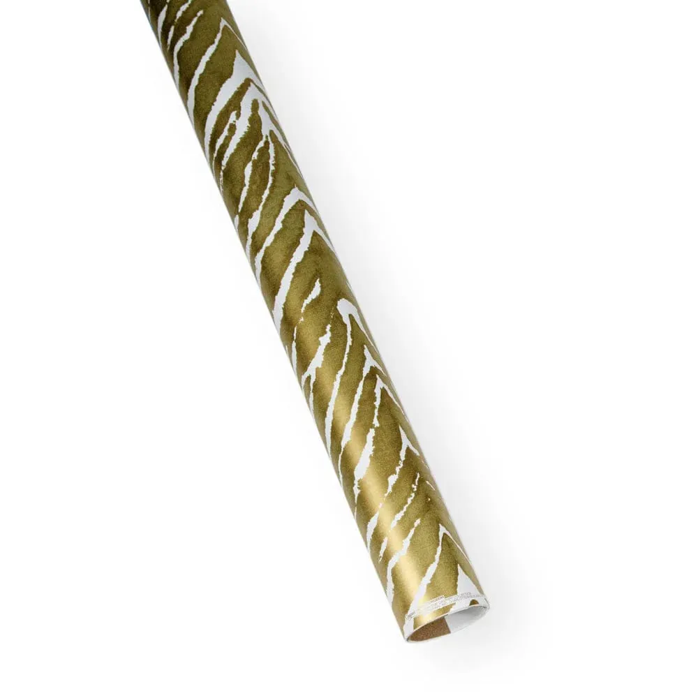 GO WILD GOLD/WHITE - ROLL WRAP