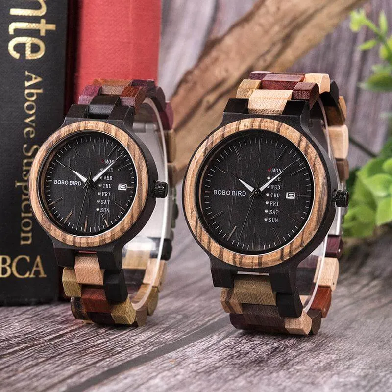 Handmade Wood Colorful Watch