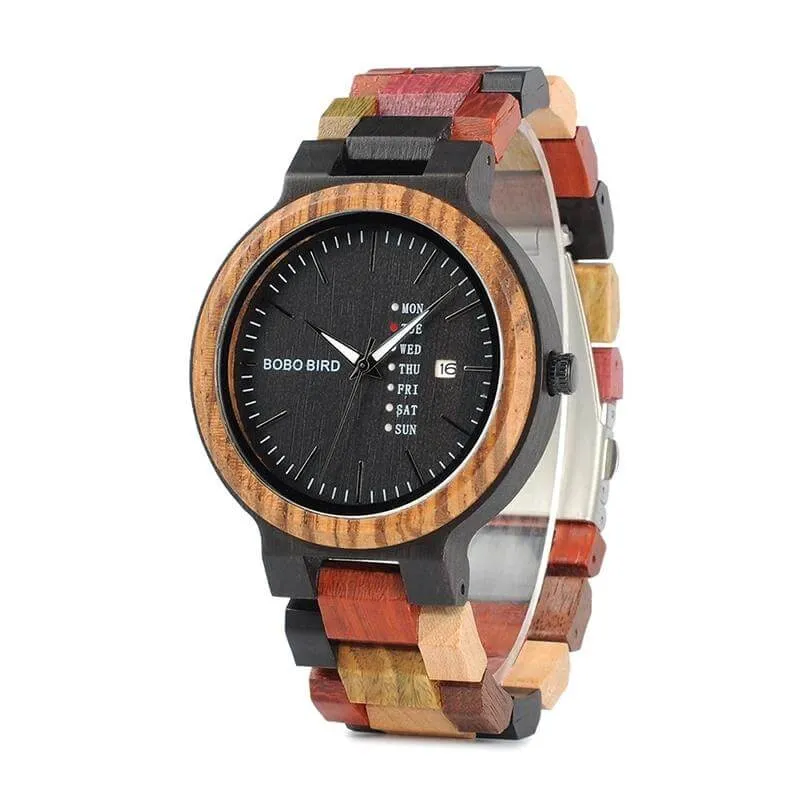 Handmade Wood Colorful Watch