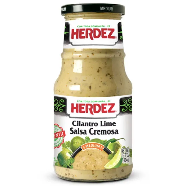 Herdez Cilantro Lime Salsa Cremosa, 15.3 oz