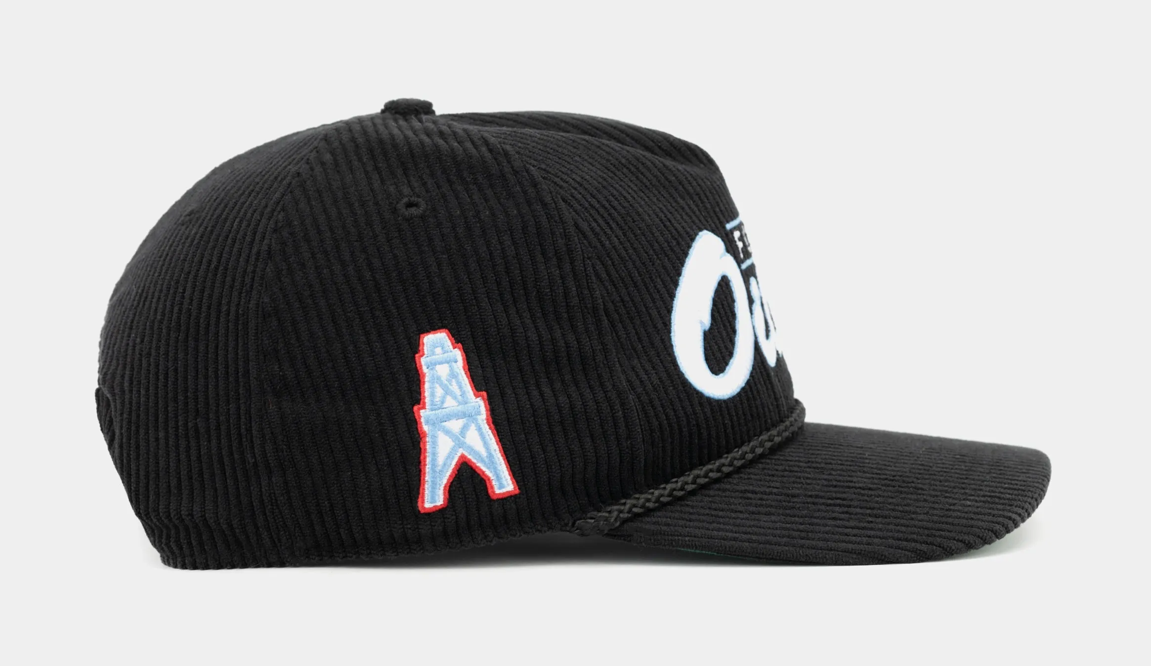 Houston Oilers Gridiron '47 Hitch Relaxed Fit Mens Hat (Black/Blue)