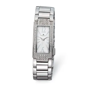 Ladies Charles Hubert Crystal Bezel Watch