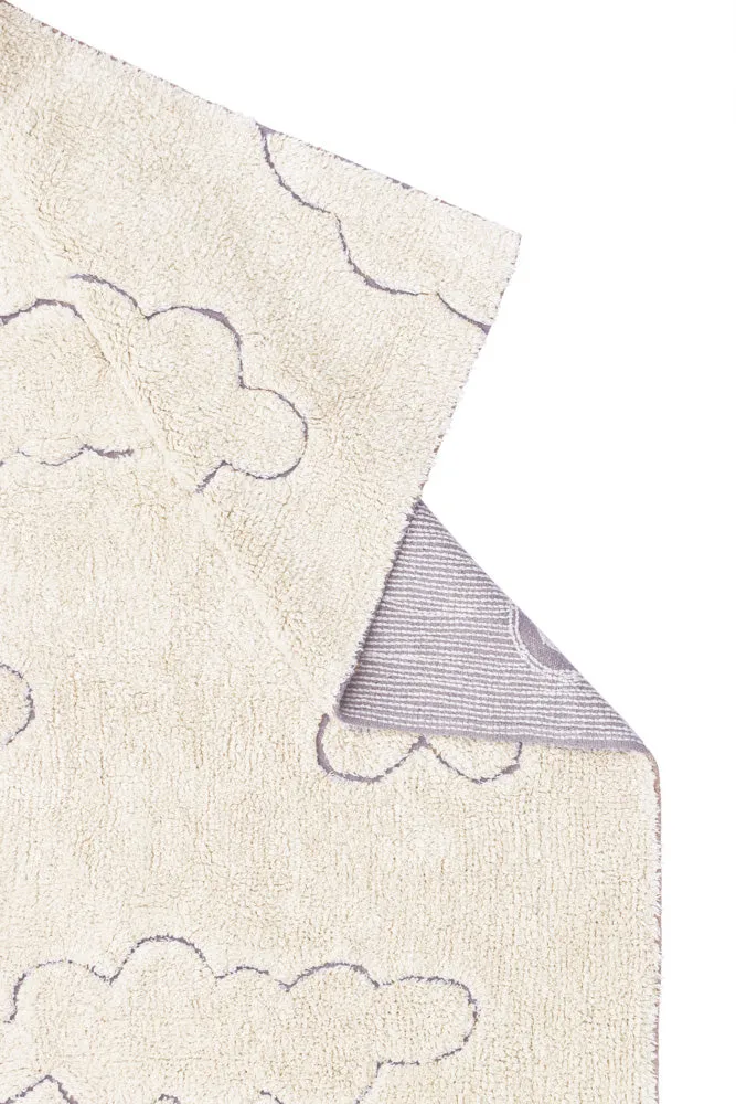 Lorena Canals Rugcycled Washable Rug Clouds