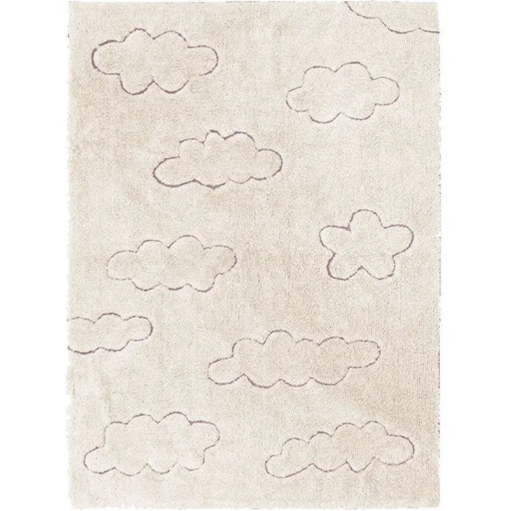 Lorena Canals Rugcycled Washable Rug Clouds