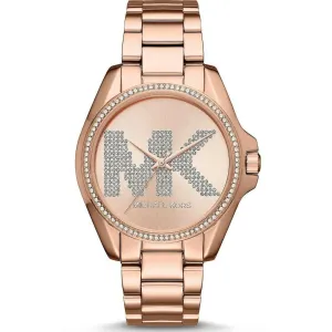 Michael Kors Ladies Watch Bradshaw 43mm Gems Rose Gold MK6556