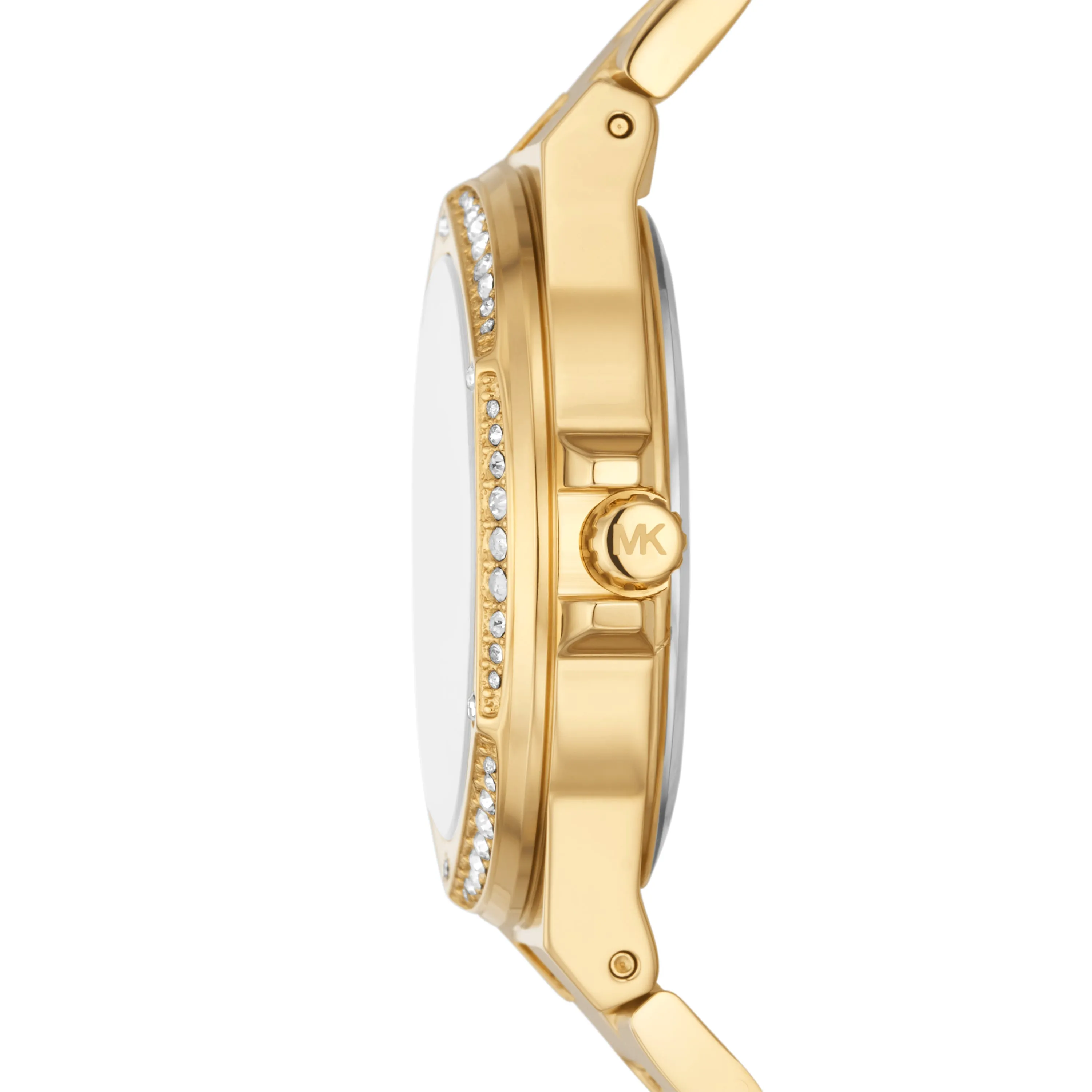 Michael Kors Lennox Three-Hand Gold-Tone Stainless Steel Watch MK7229