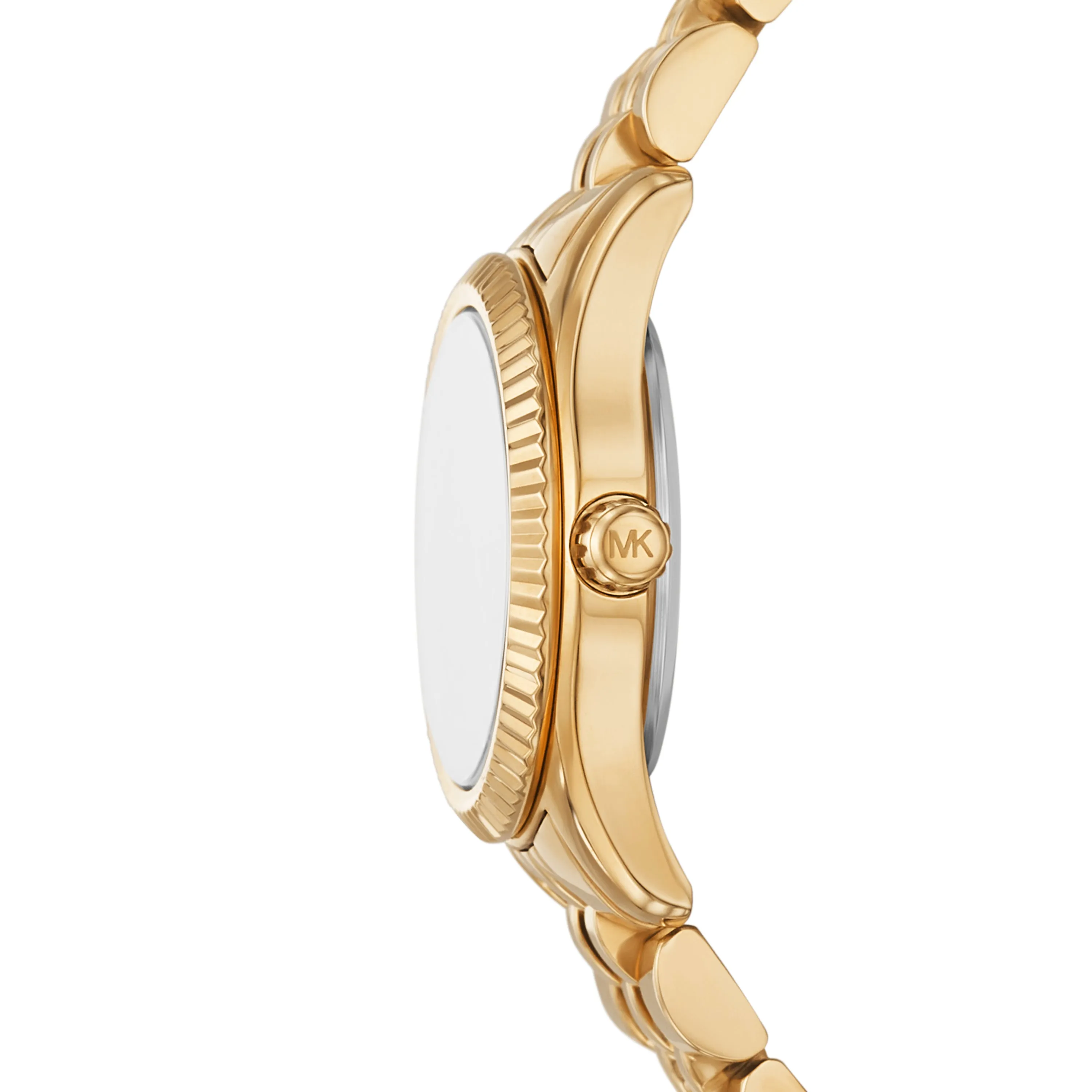 Michael Kors Lexington Three-Hand Gold-Tone Stainless Steel Watch MK4842