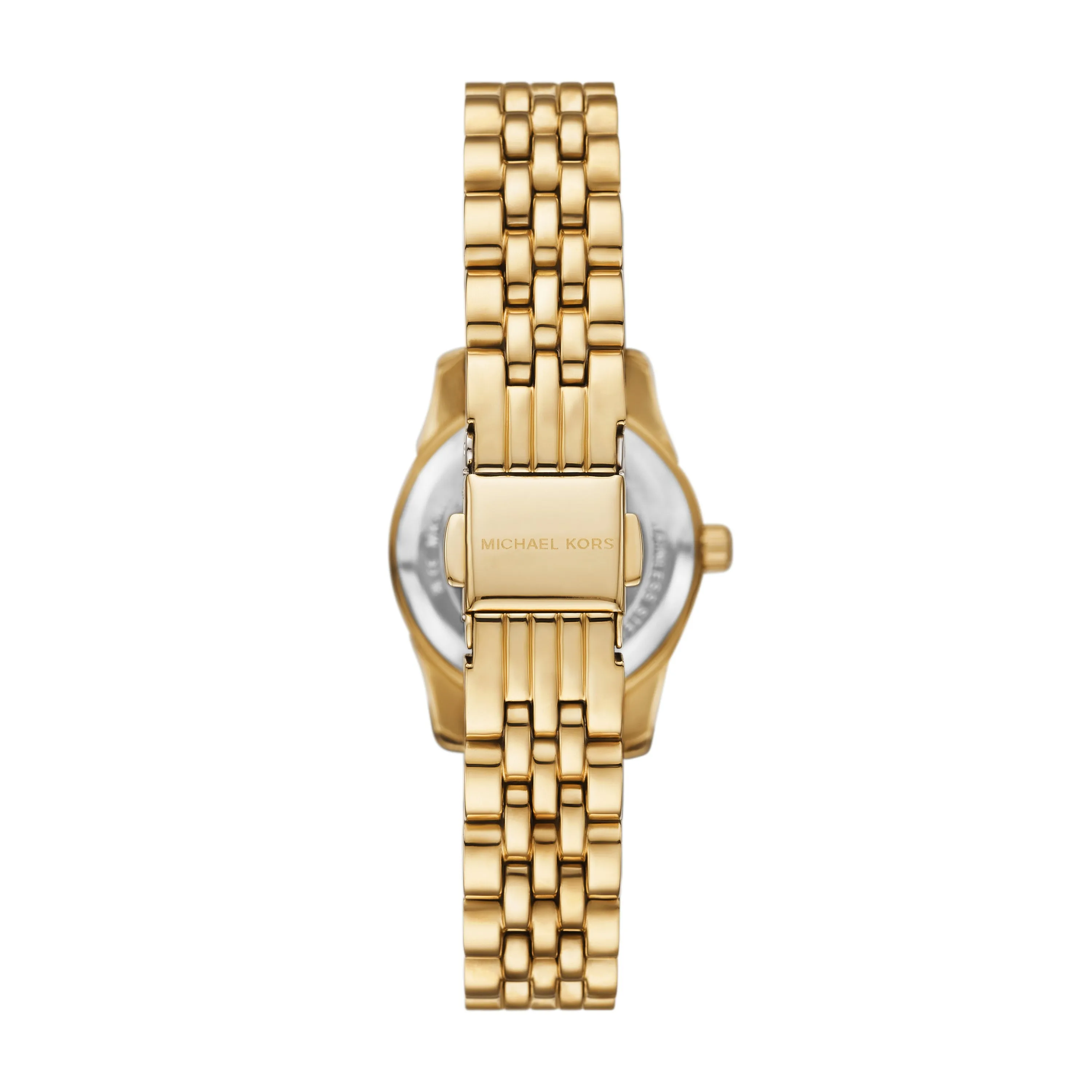 Michael Kors Lexington Three-Hand Gold-Tone Stainless Steel Watch MK4842