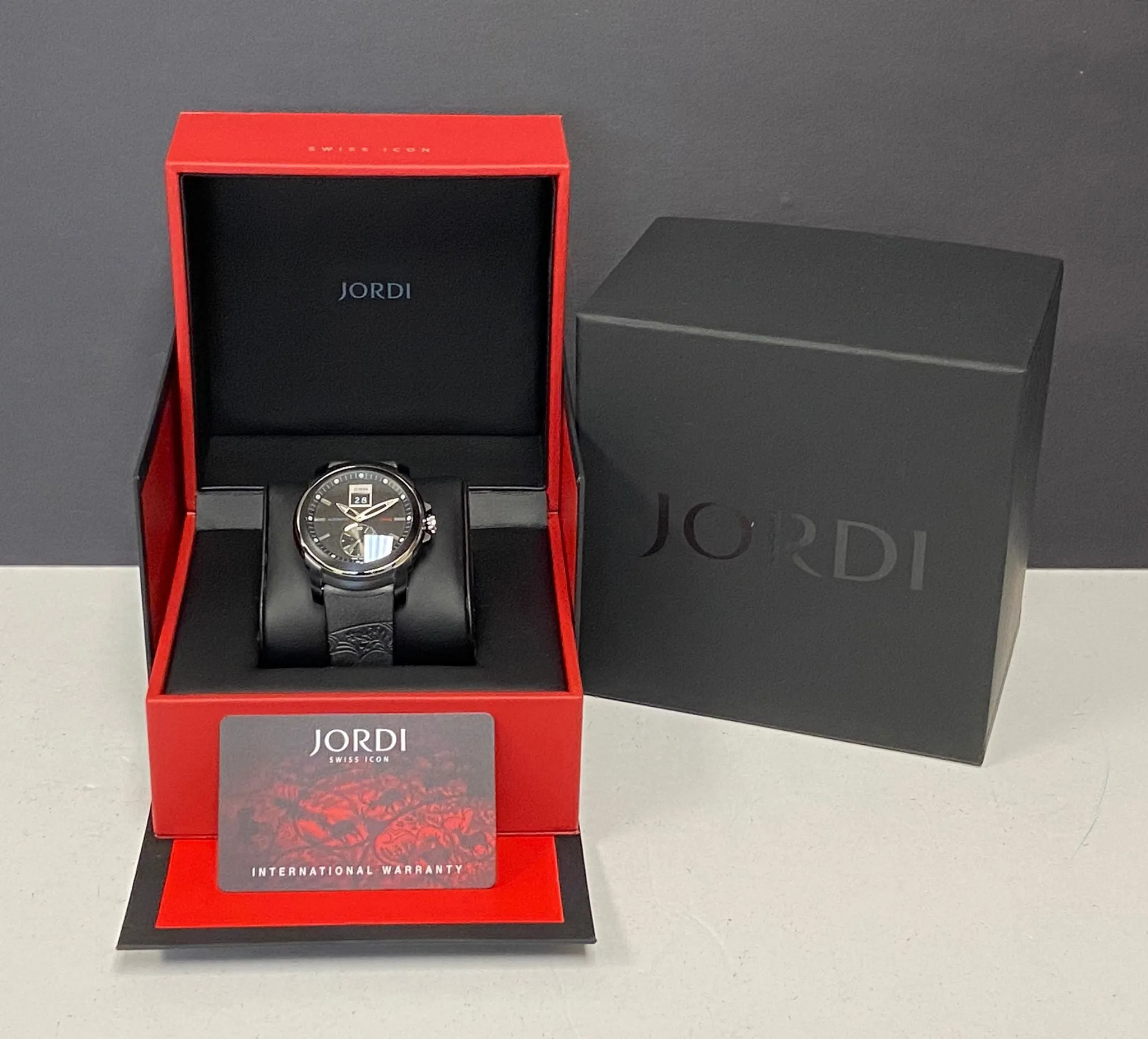 Michel Jordi Paradelplatz 200.07.002.01 Black Dial Automatic Men's Watch