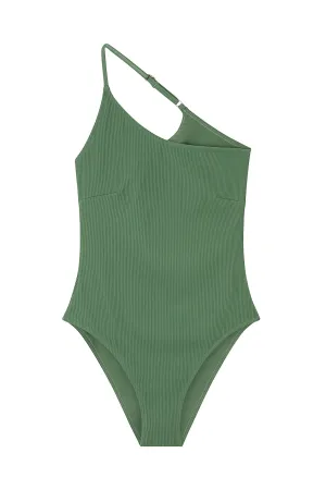 MYRTLE RIB ASYMMETRIC ONE PIECE - MYRTLE