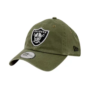 New Era Casual Classic Las Vegas Raiders Washed Olive Cap