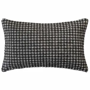 Noirstone Lumbar Black-and-White Cushion - 50X30cm