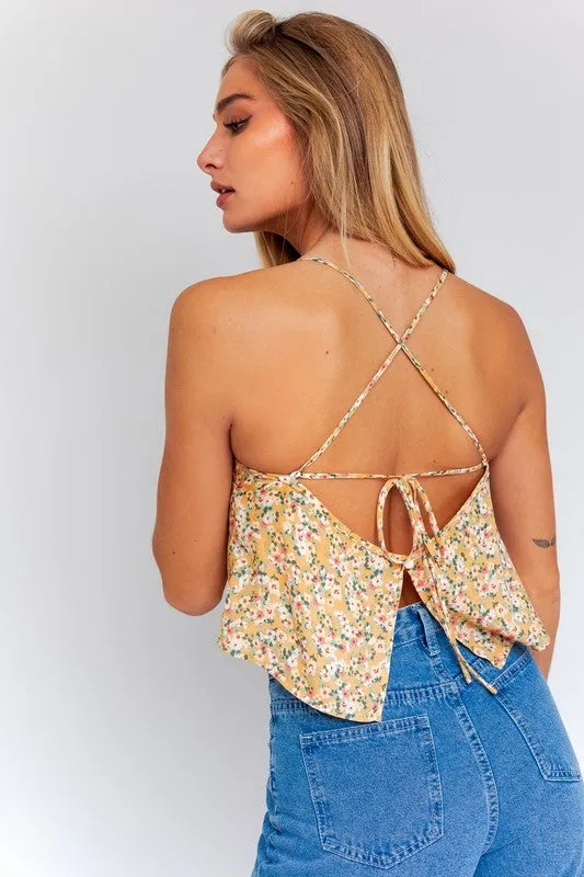 Open Back Cami Top