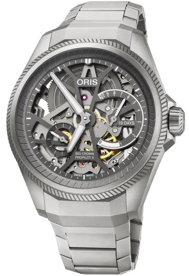 ORS Watch Big Crown ProPilot X Calibre 115 Skeleton Bracelet