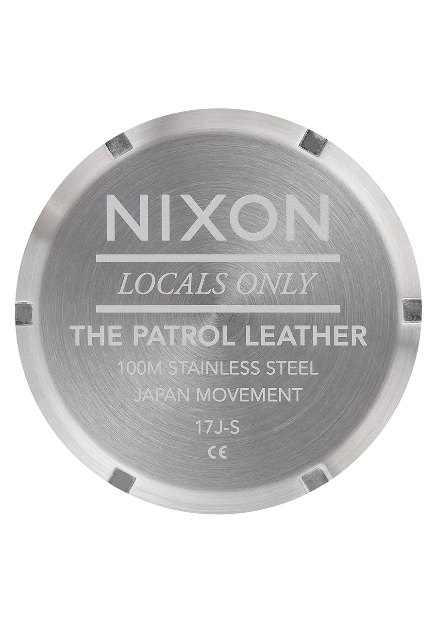 Patrol Leather - Silver / Brown