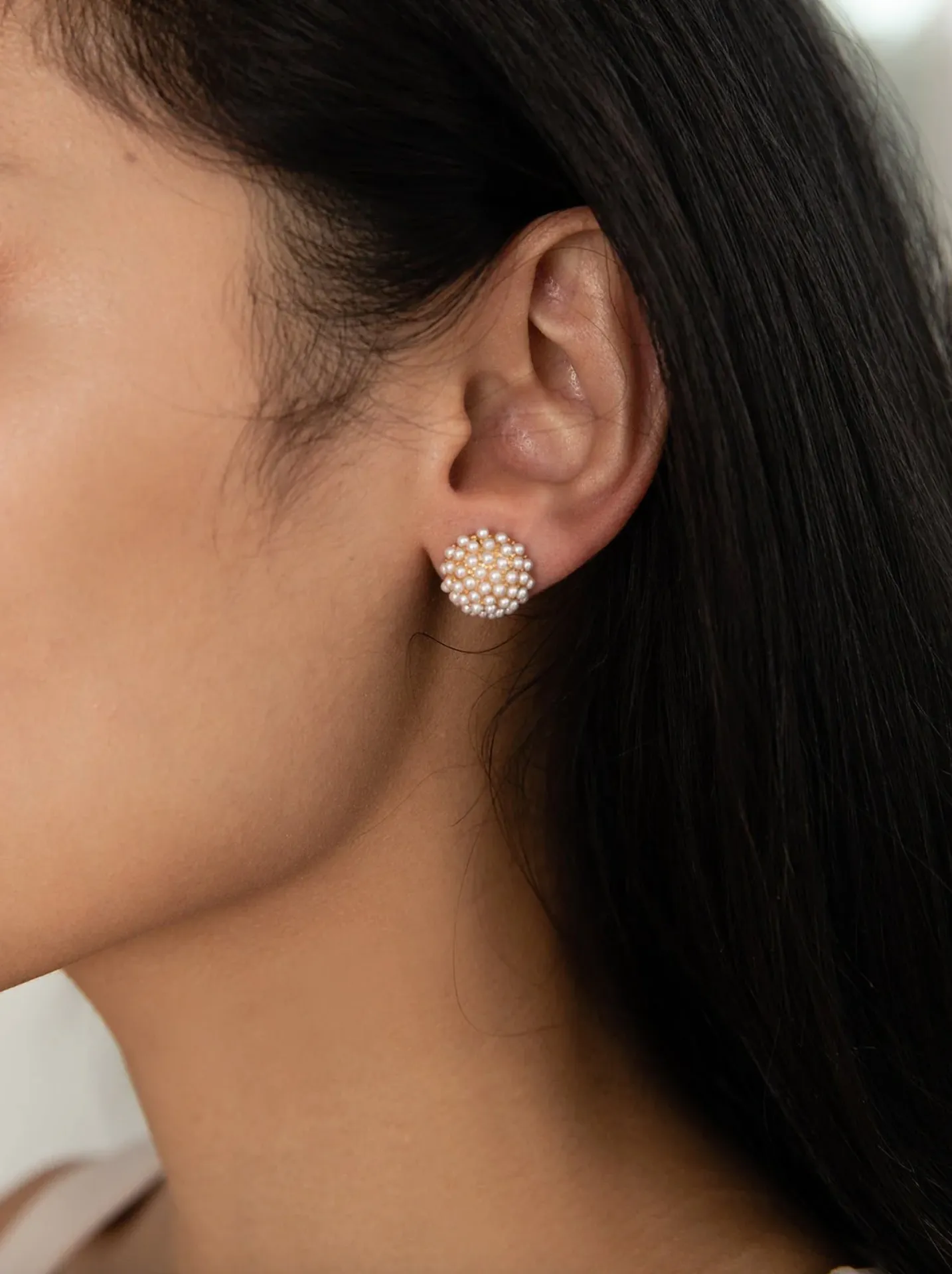 Pearl Pave Studs