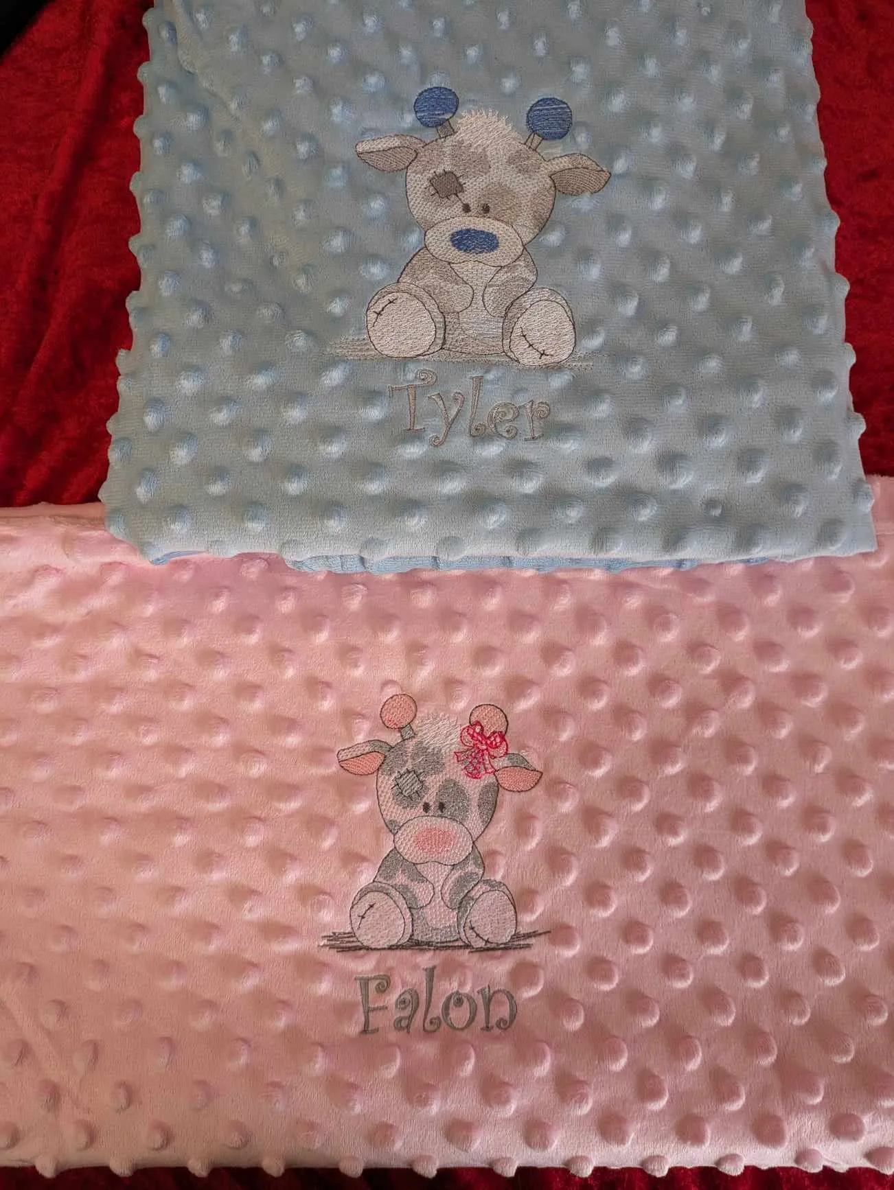 Personalised Brand Lab Minky Fleece Blanket