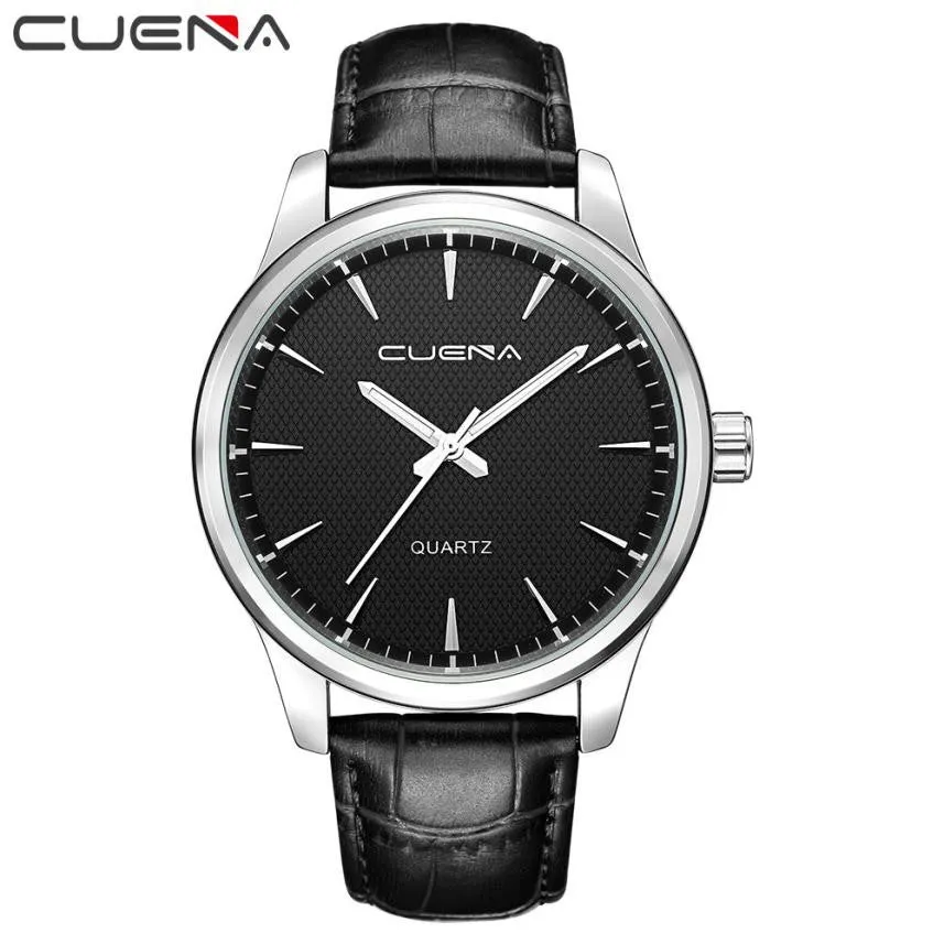 Quartz Fashion Faux Leather Wristwatches For Men