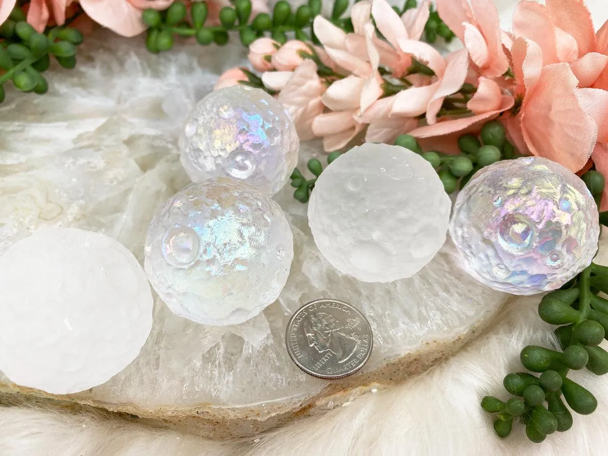 Quartz Moon Spheres