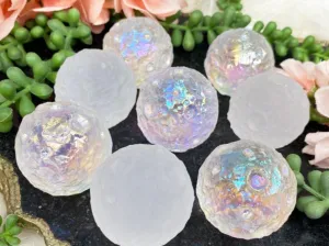 Quartz Moon Spheres