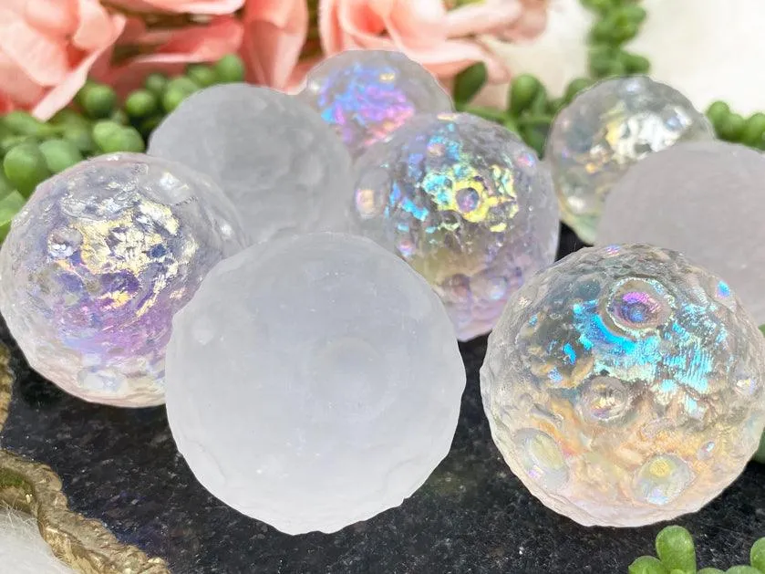 Quartz Moon Spheres