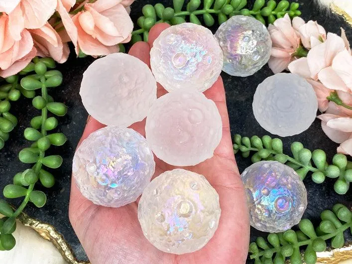 Quartz Moon Spheres