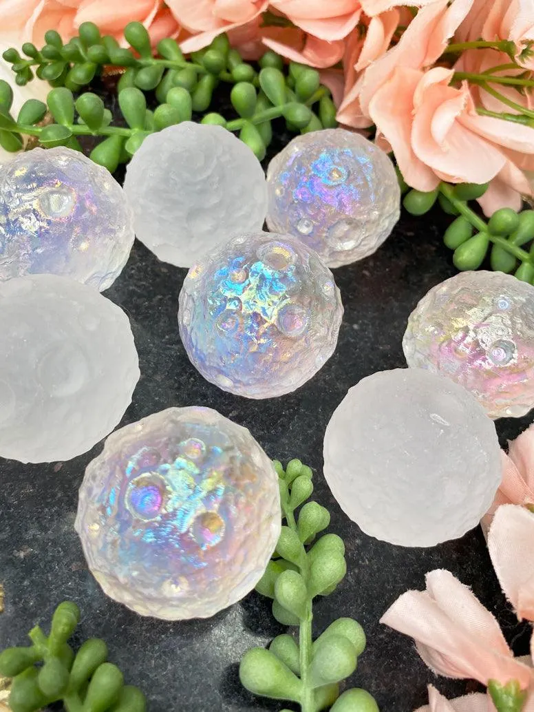 Quartz Moon Spheres