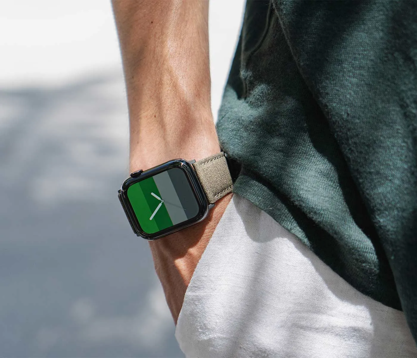 REcycled Green Apple Watch Band