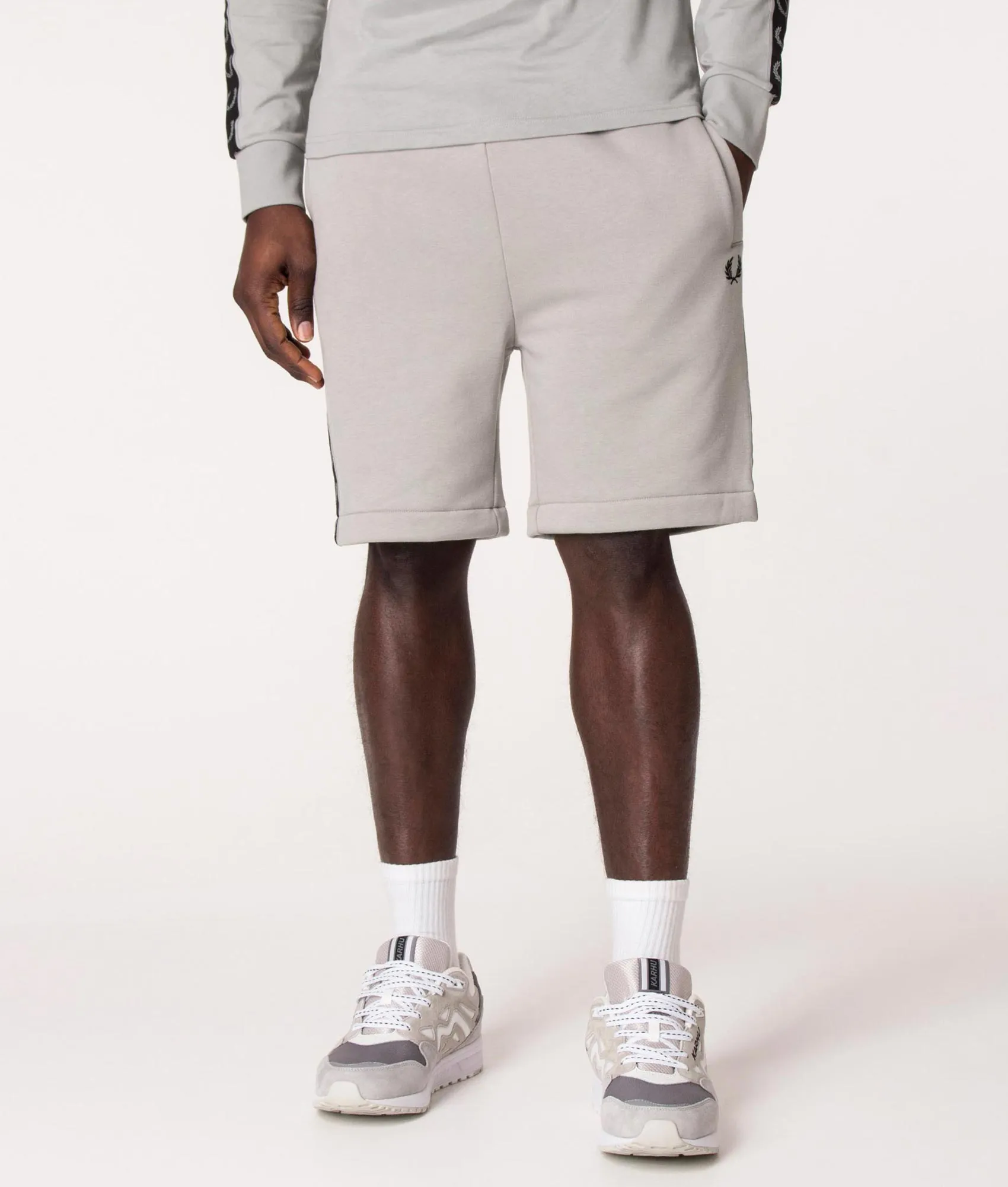 Regular Fit Contrast Taped Shorts