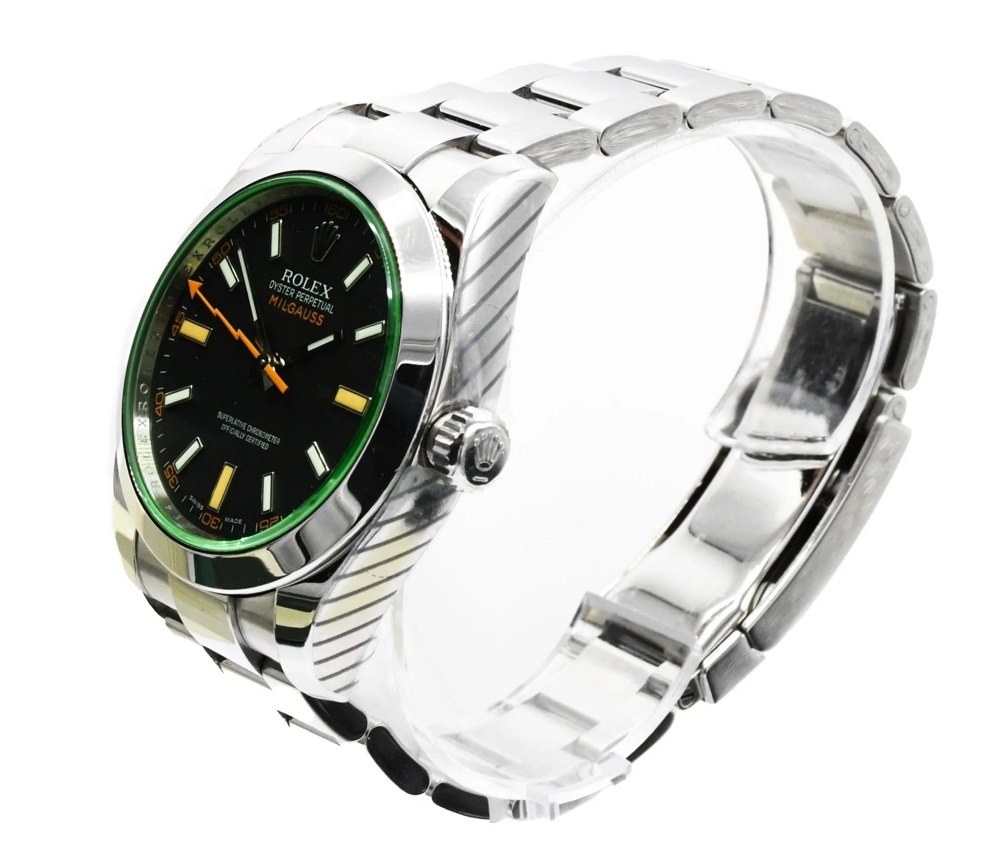 Rolex Milgauss 40mm Steel Watch - Ref: 116400GV