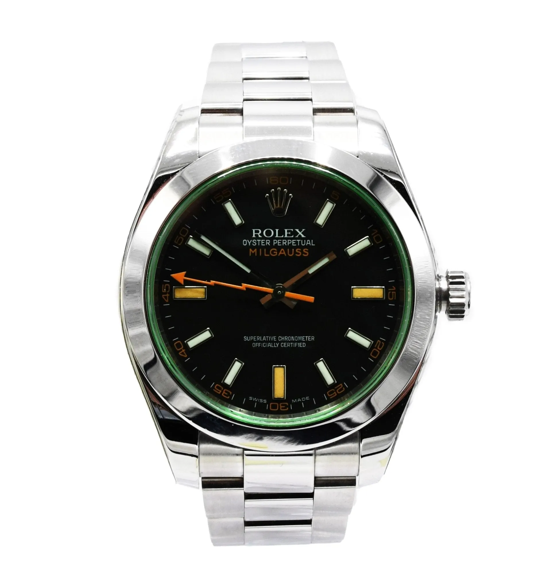 Rolex Milgauss 40mm Steel Watch - Ref: 116400GV