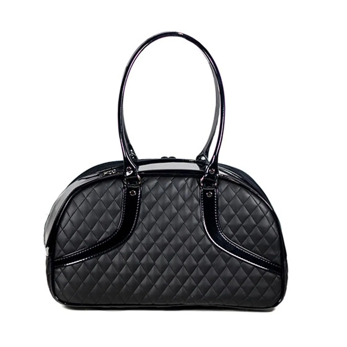 Roxy Pet Carrier - Black Quilted Luxe