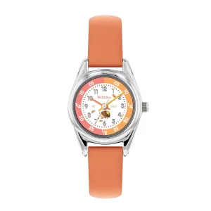 RSPB x Tikkers Hedgehog Coral Strap Kids Time Teacher Watch