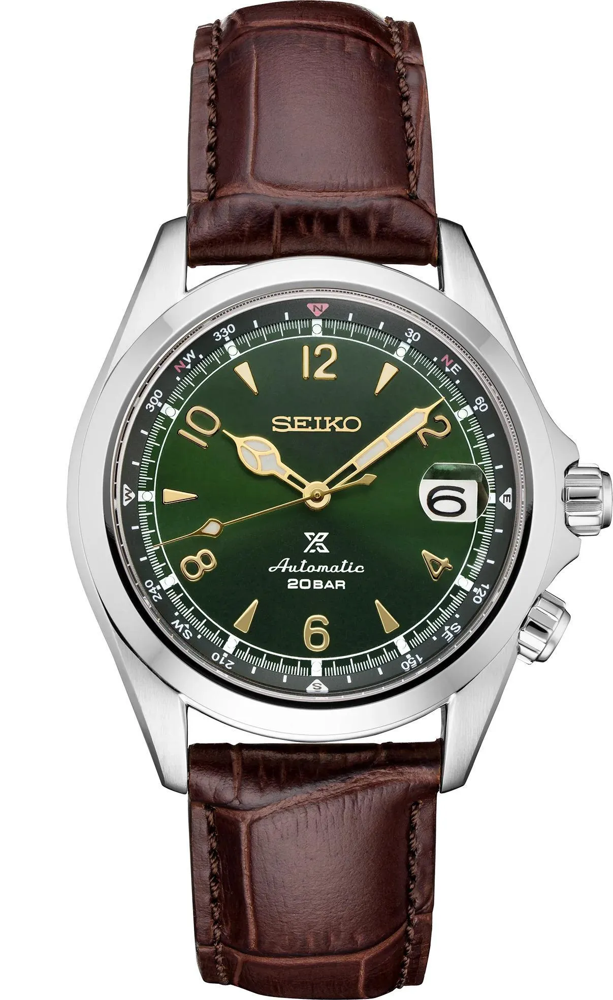 Seiko Prospex Alpinist Green Dial Automatic Mens Watch SPB121