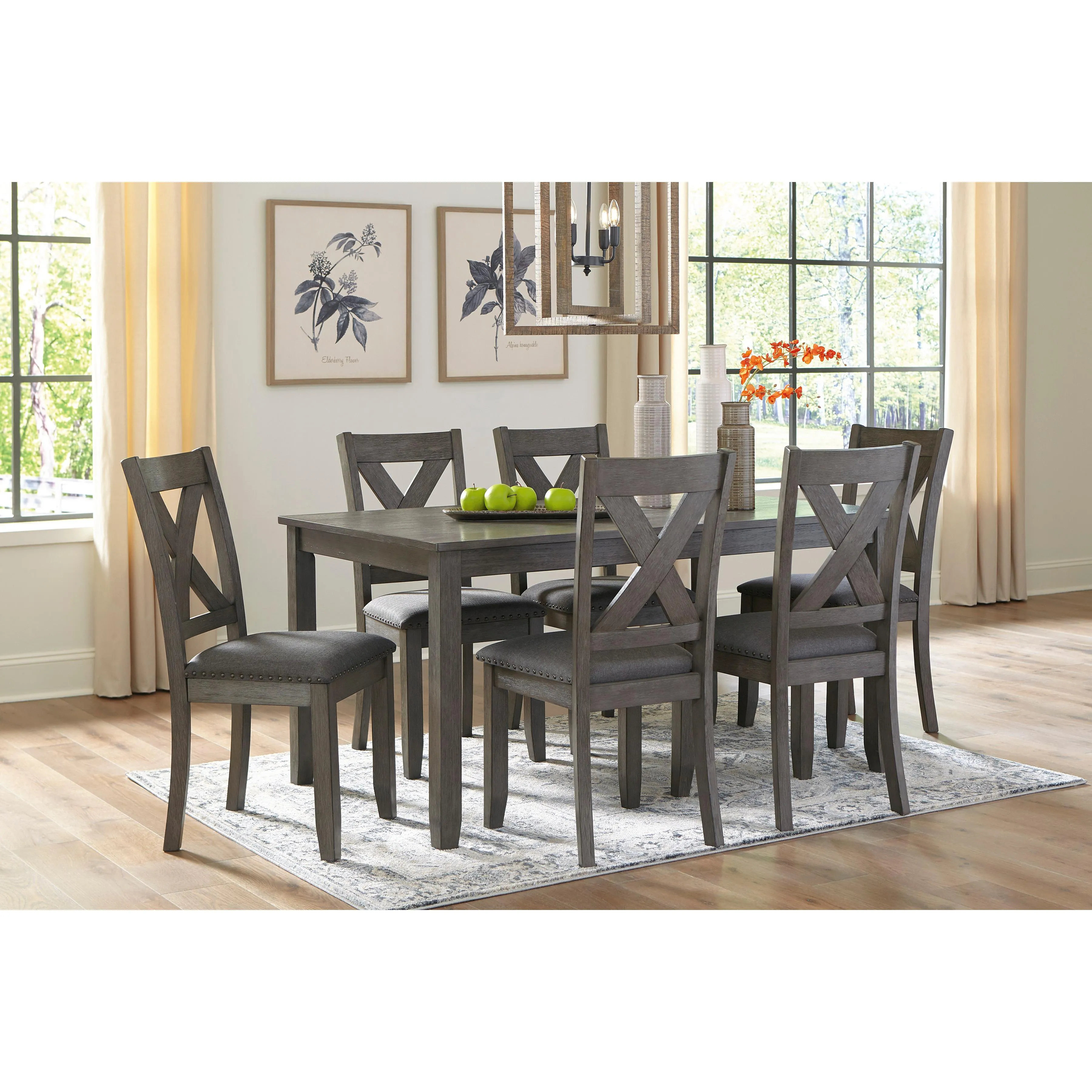 Signature Design by Ashley Caitbrook 7 pc Dinette D388-425