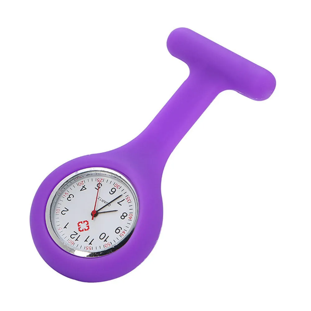 Silicone Nurse Watch With Free Battery