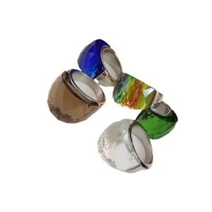 TEEK - Mens Stainless Steel Nigiri Rings