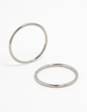 Titanium Sleeper Earrings 14 mm